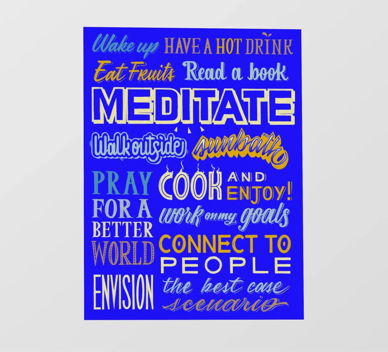 Daily routine telo in pvc da Glettering