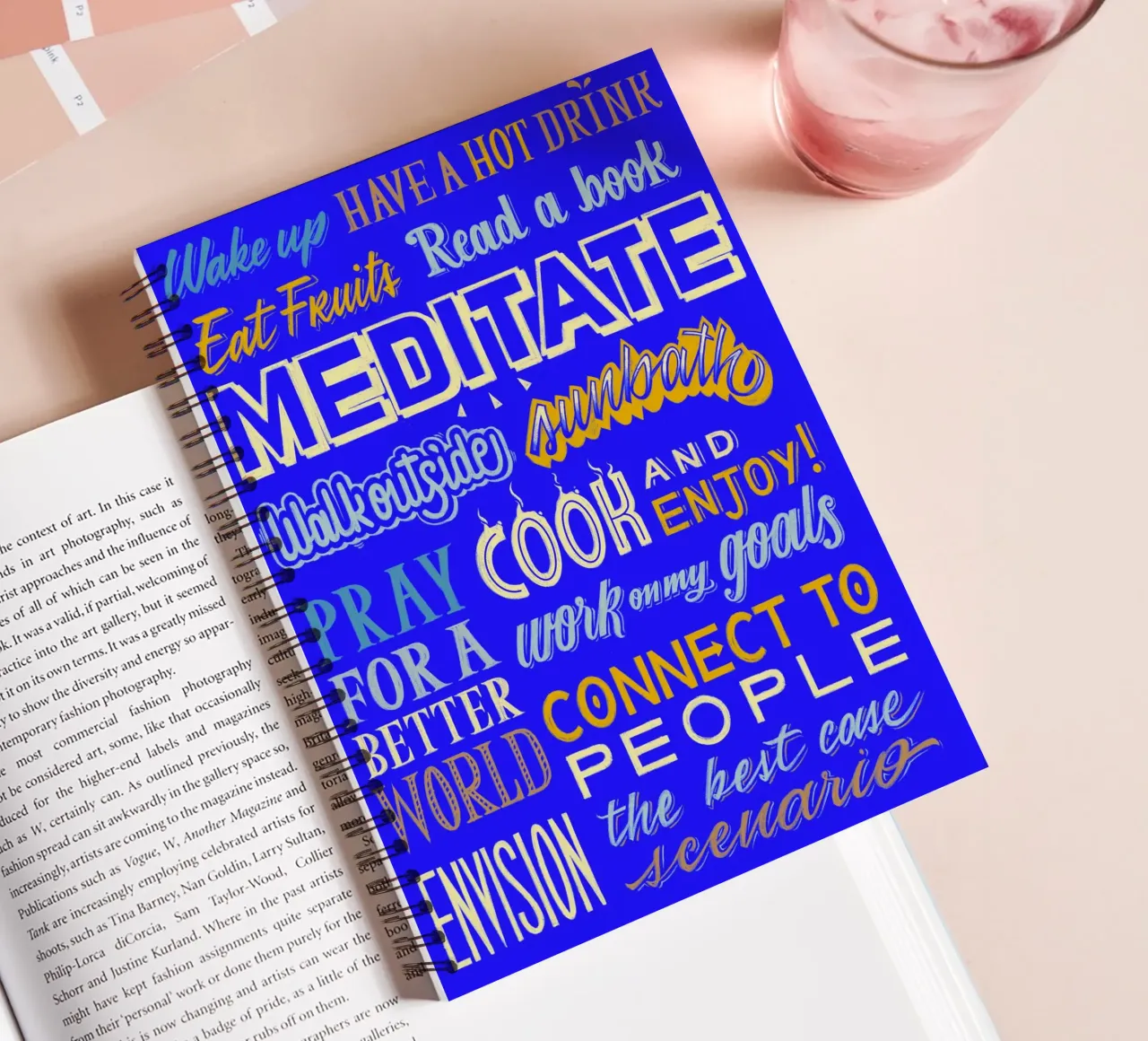 Daily routine spiral notebook by Glettering