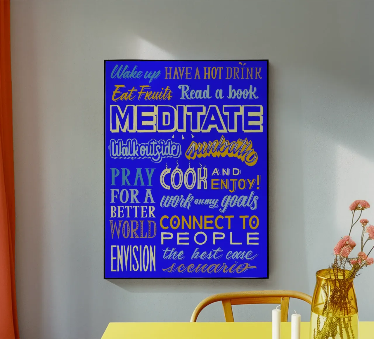 Daily routine Acryl-Glas von Glettering