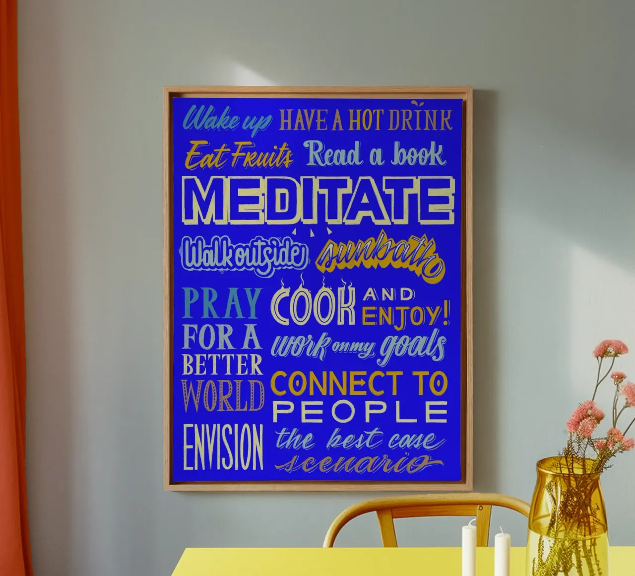 Daily routine tela da Glettering