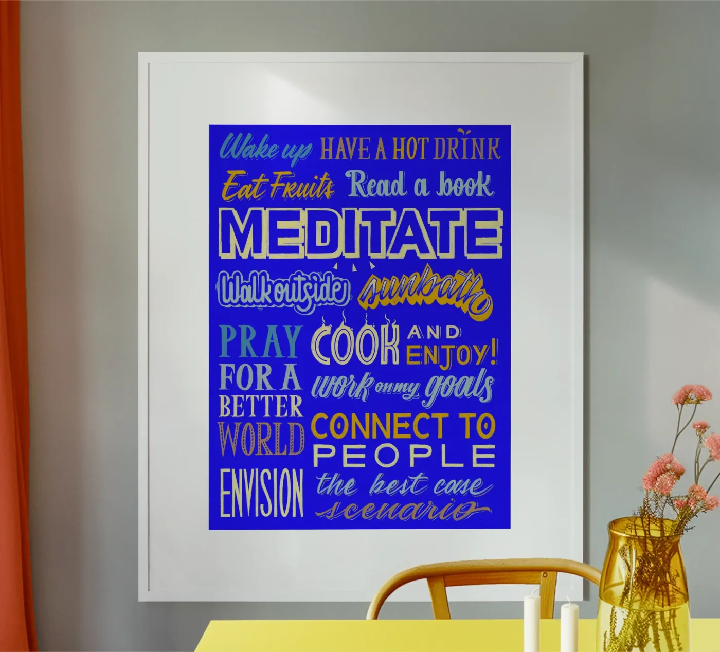 Daily routine poster da Glettering