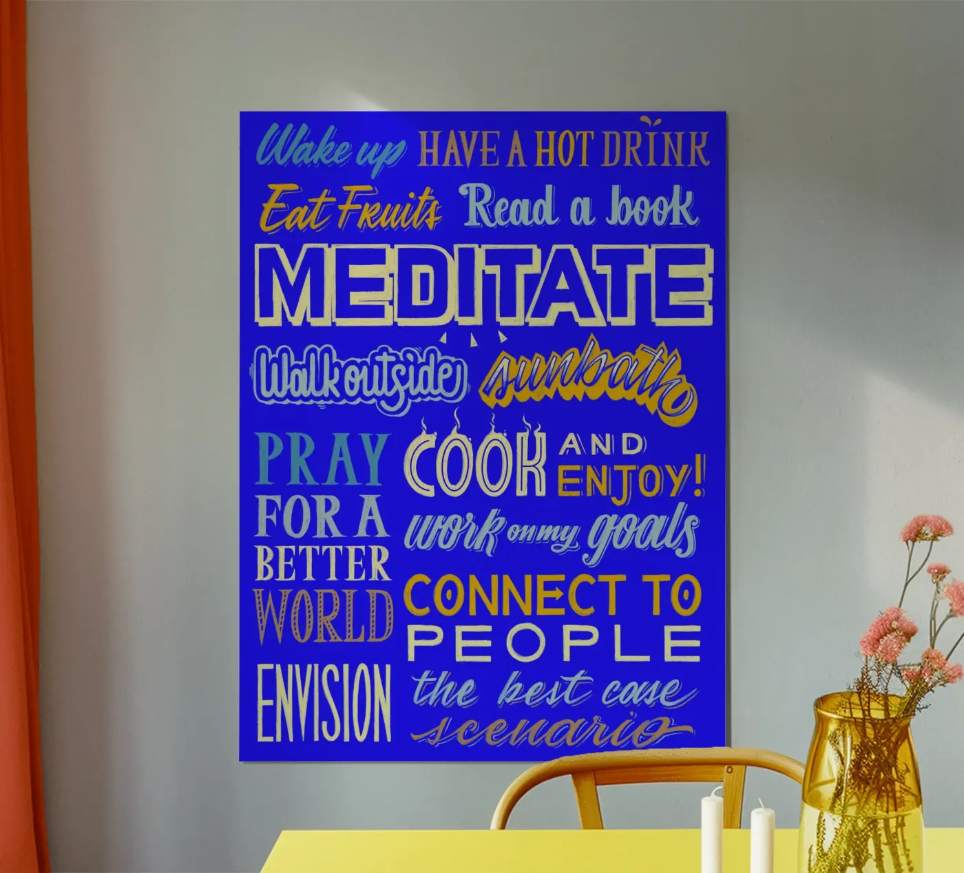 Daily routine poster da Glettering