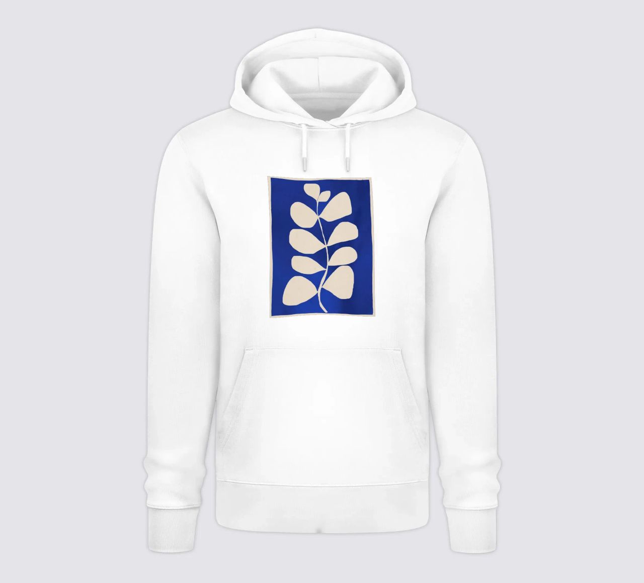 Minimal astratto -Pianta 3-2 Blu cobalto felpa con cappuccio da ThingDesign