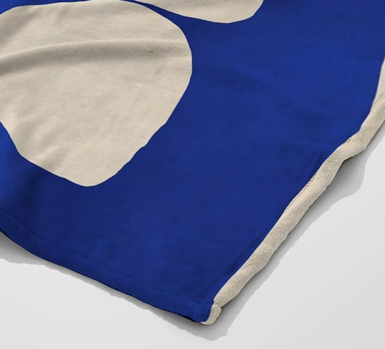 Minimal astratto -Pianta 3-2 Blu cobalto coperta in pile da ThingDesign