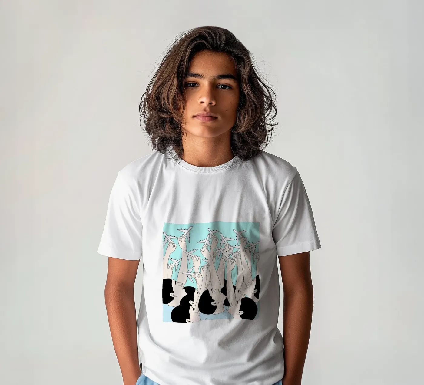 Fly Free t-shirt bambini da Ruei