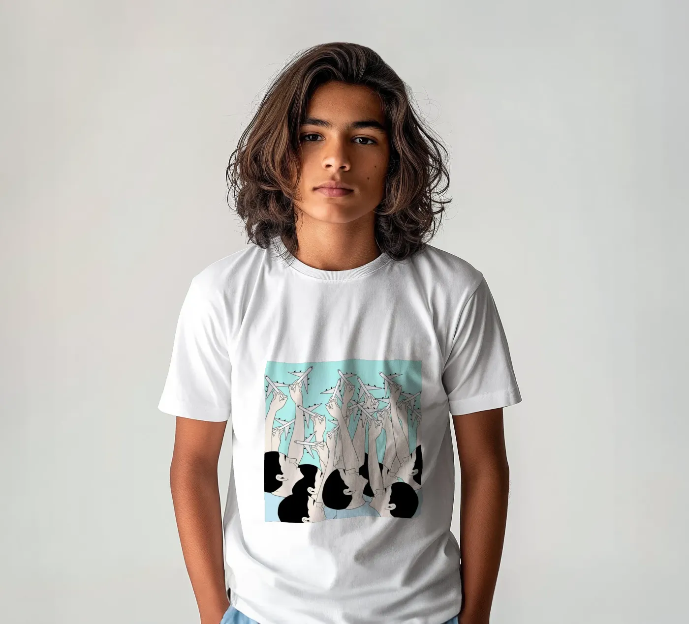 Fly Free t-shirt bambini da Ruei