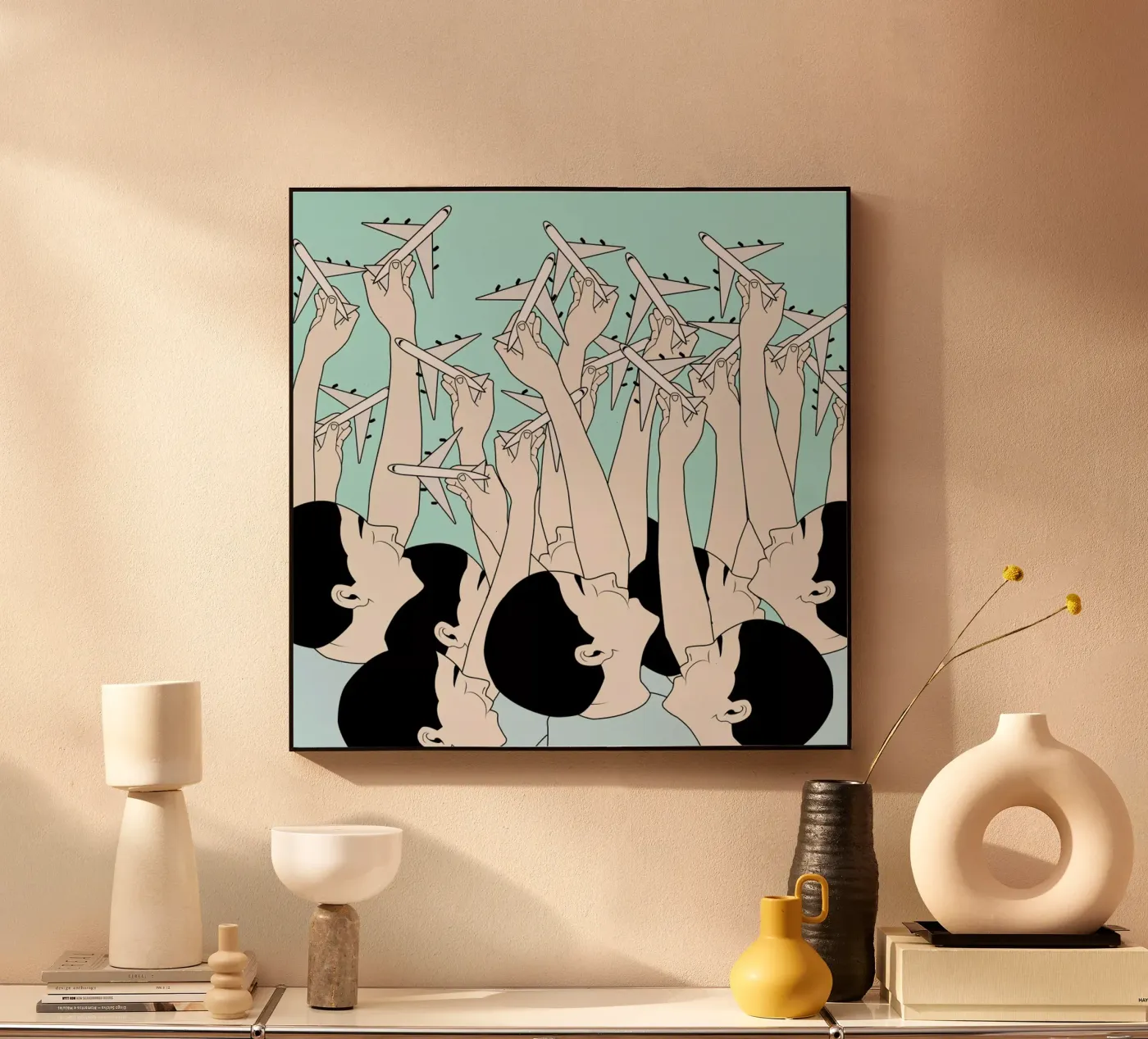 Fly Free acryl van Ruei