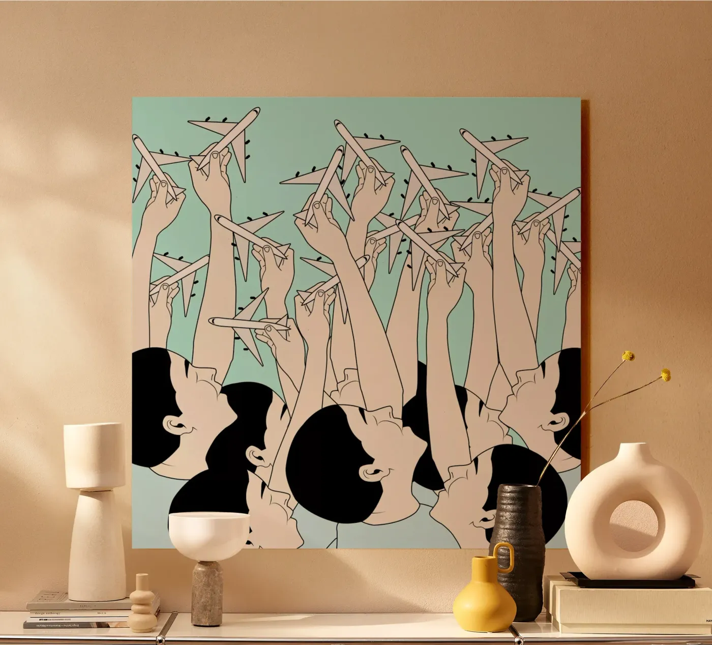 Fly Free acryl van Ruei