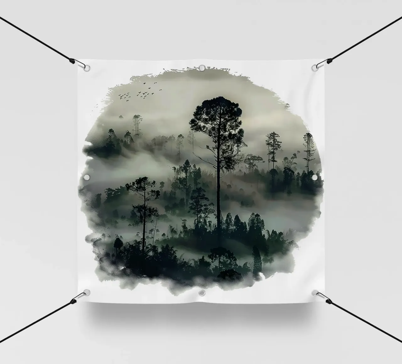 Mist emerge - sweeping hills, icon telo in pvc da The Quiet Senju