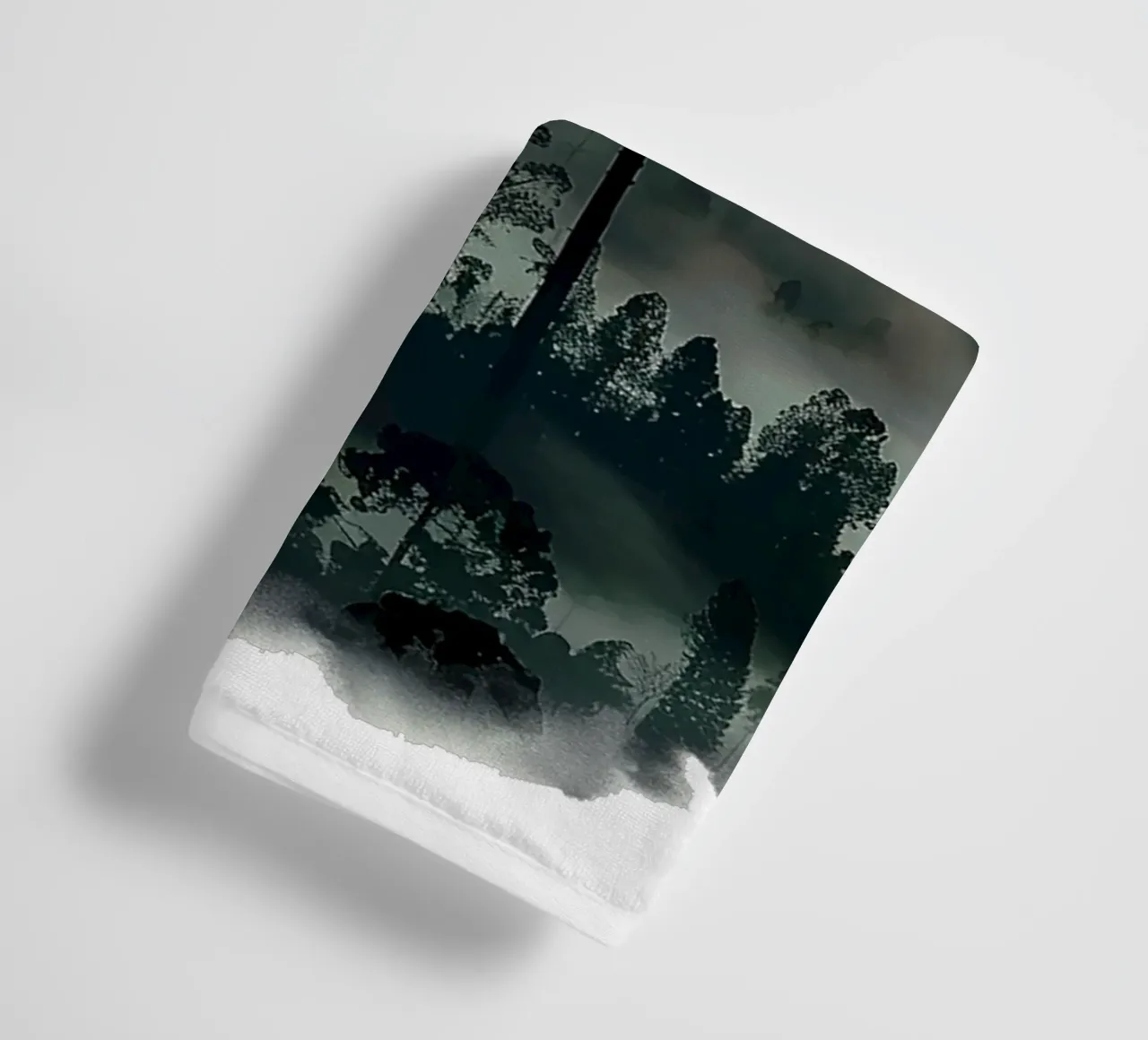 Mist emerge - sweeping hills, icon asciugamano da bagno da The Quiet Senju