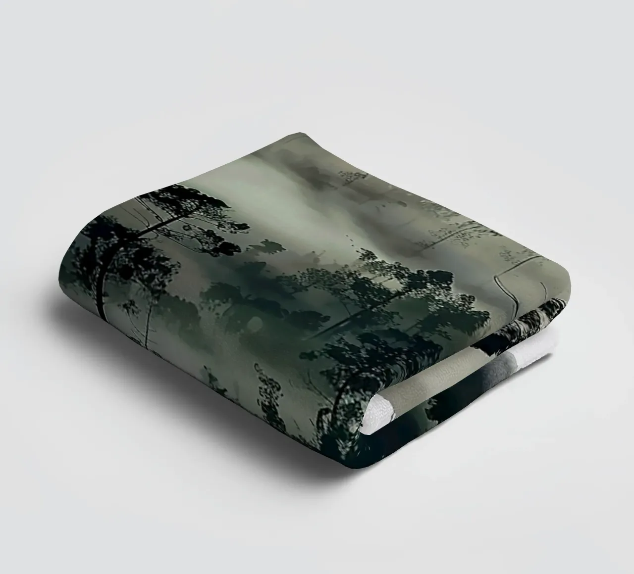 Mist emerge - sweeping hills, icon asciugamano da bagno da The Quiet Senju