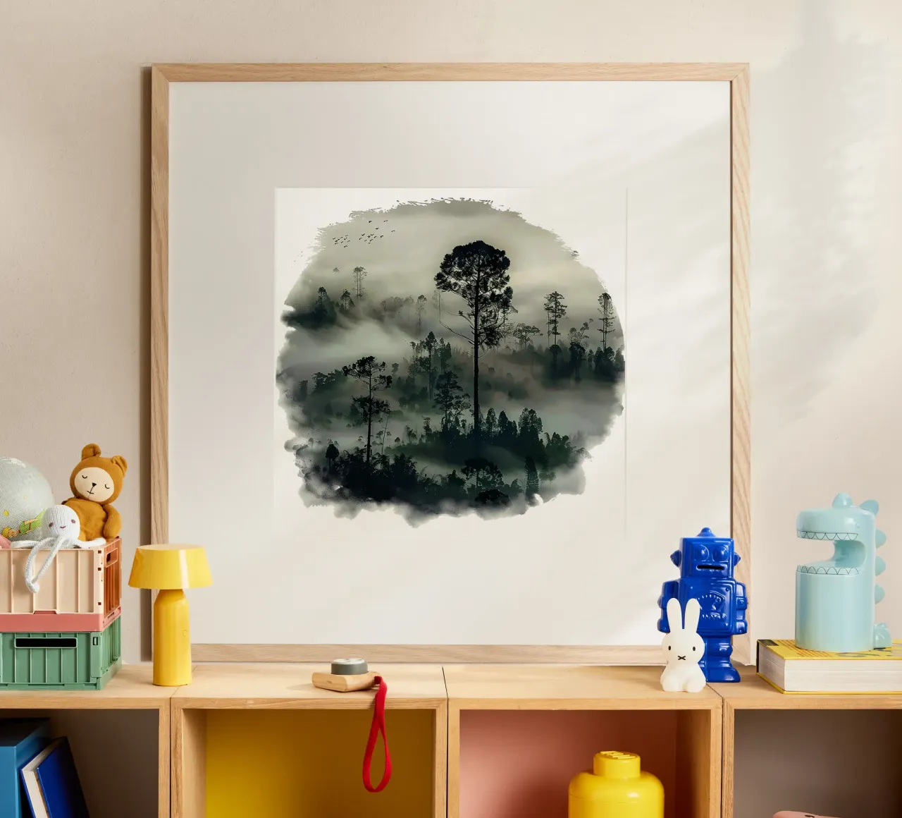 Mist emerge - sweeping hills, icon carta hahnemühle da The Quiet Senju