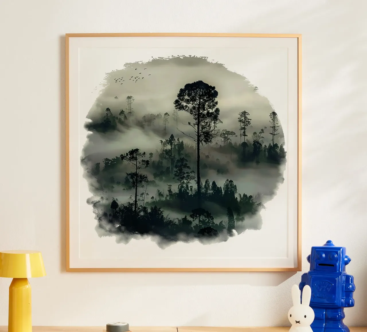 Mist emerge - sweeping hills, icon carta hahnemühle da The Quiet Senju