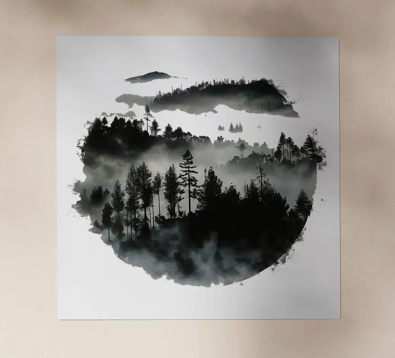 Mist emerge 2 - sliced, icon pellicola backlit da The Quiet Senju