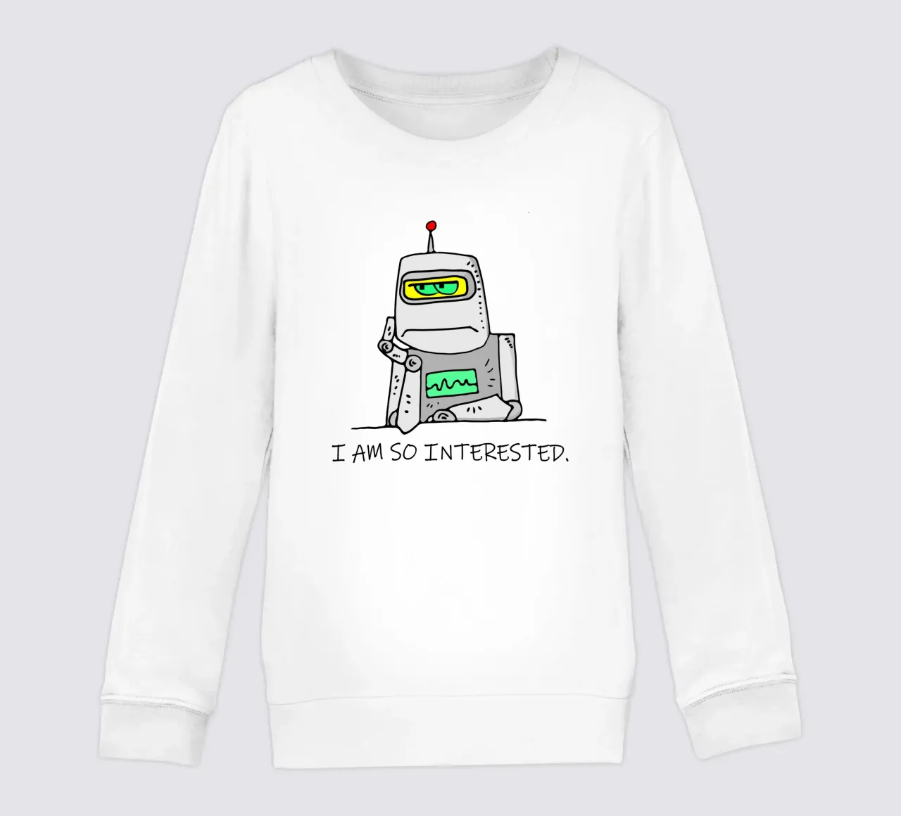 Robot disinteressato felpa bambino da sillyindustries
