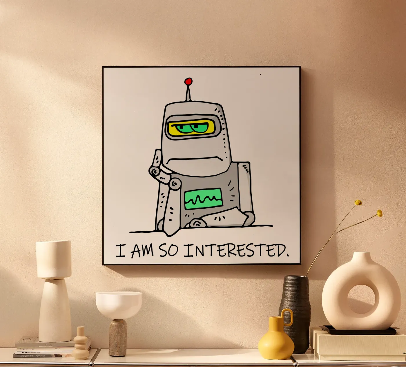 Robot disinteressato plexiglass da sillyindustries