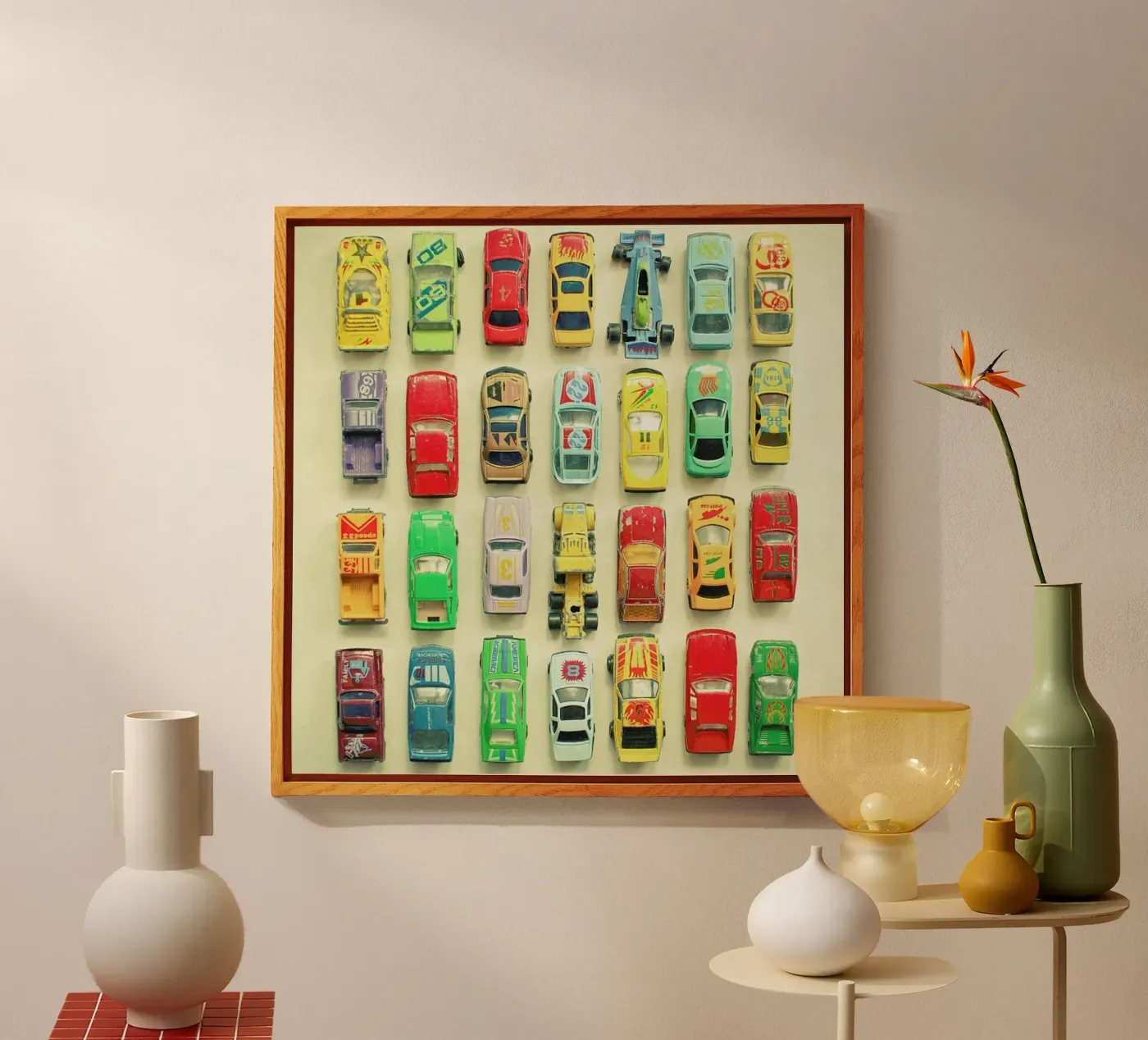 Parkeerplaats acryl van Cassia Beck Photography
