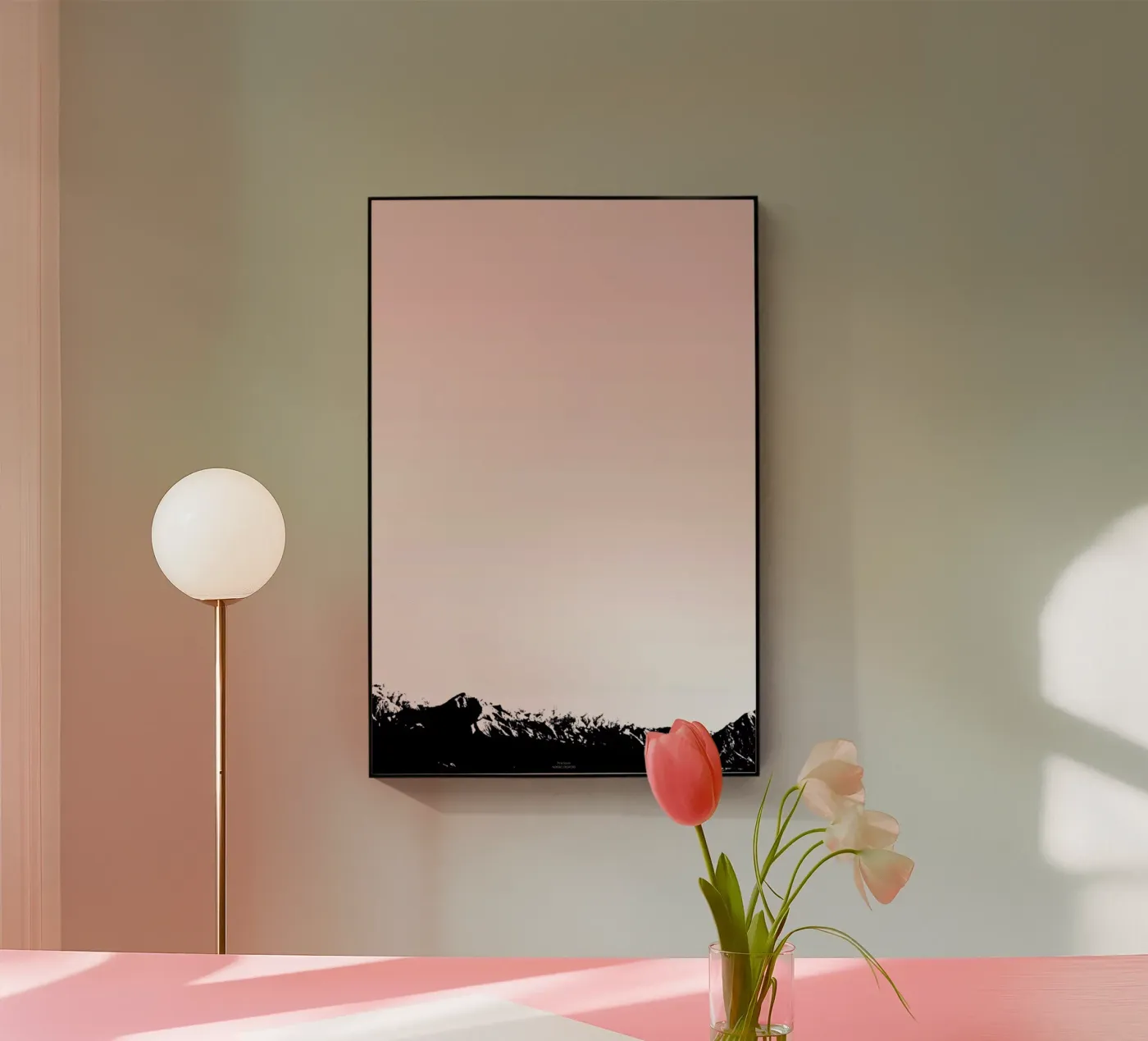 Pink Storm acryl van Nordic Creators