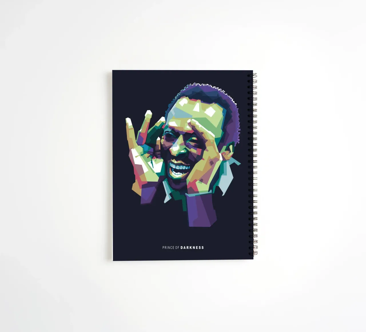 Prince des Ténèbres carnet à spirale de Alkahfsmart