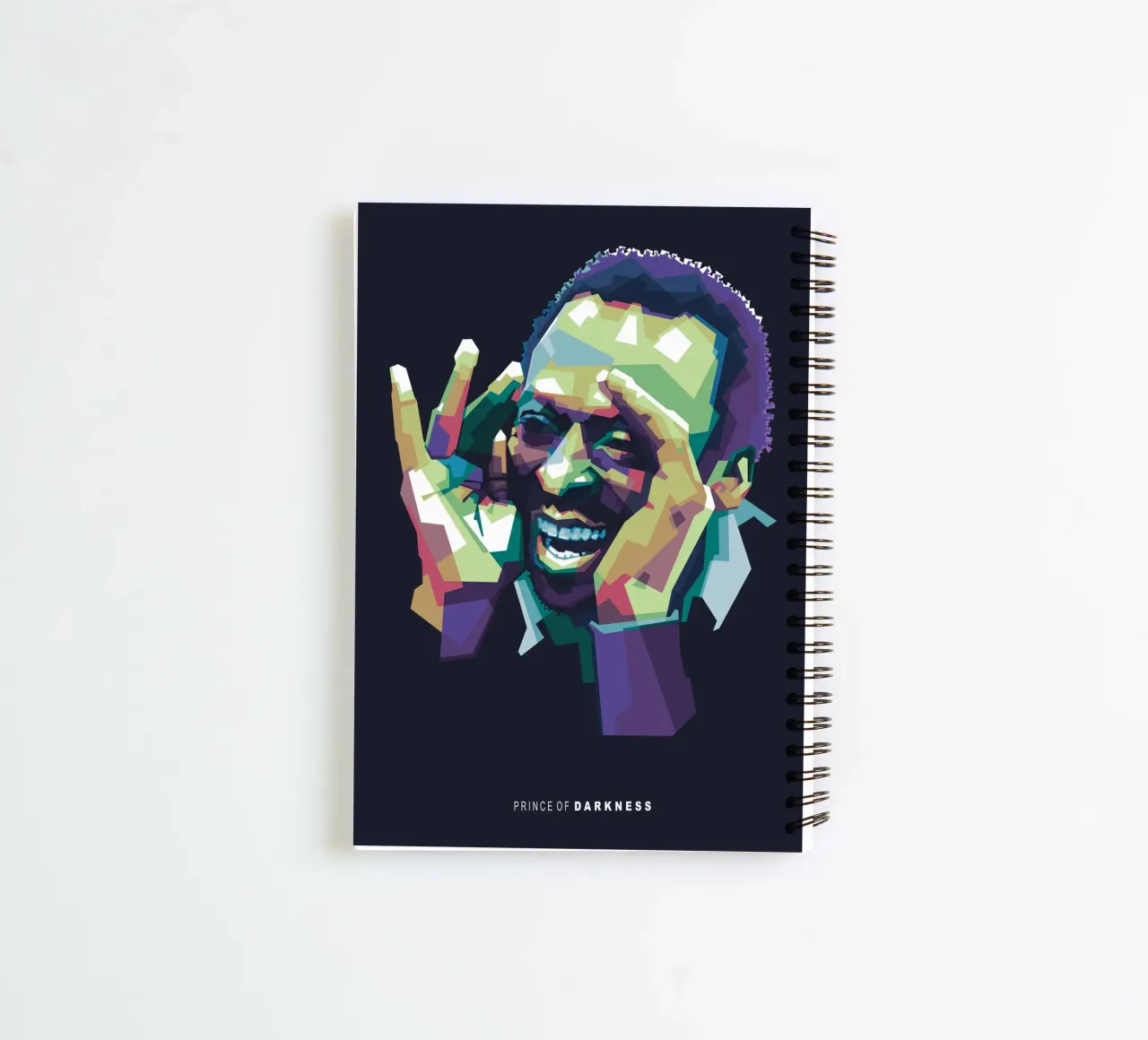 Prince des Ténèbres carnet à spirale de Alkahfsmart
