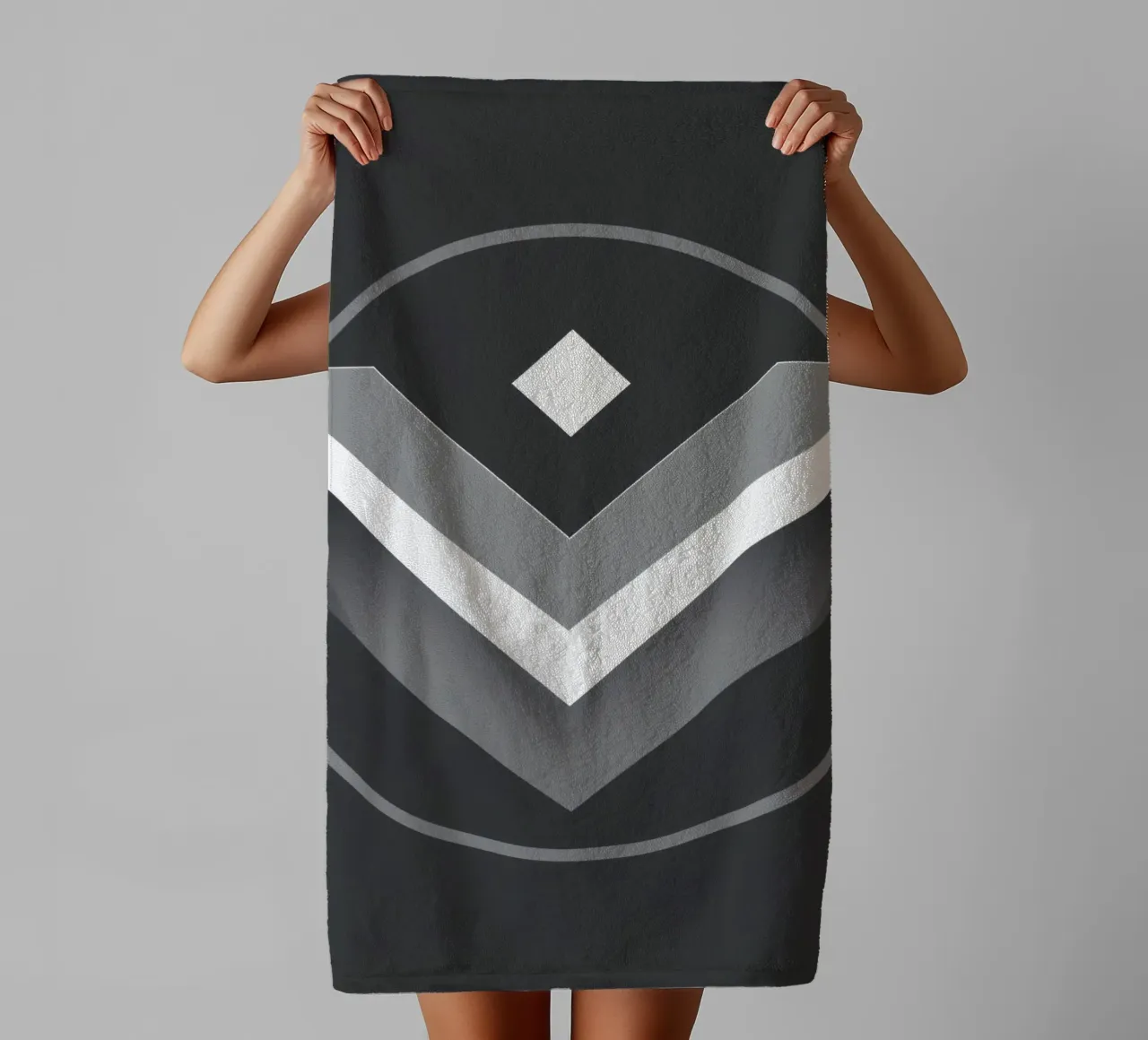 Visual representation of a geometric logo design featuring s towel by DesignDoodle
