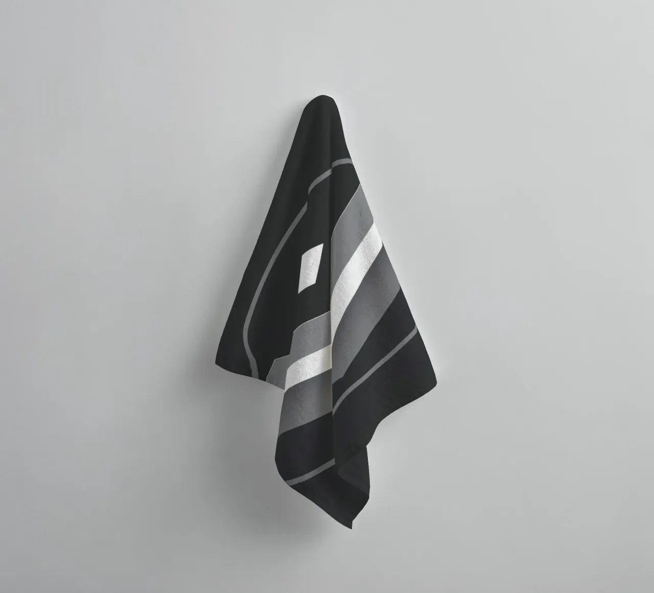 Visual representation of a geometric logo design featuring s towel by DesignDoodle