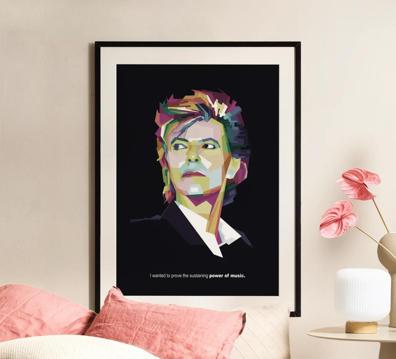 Volevo dimostrare il potere di sostentamento della musica poster da Alkahfsmart