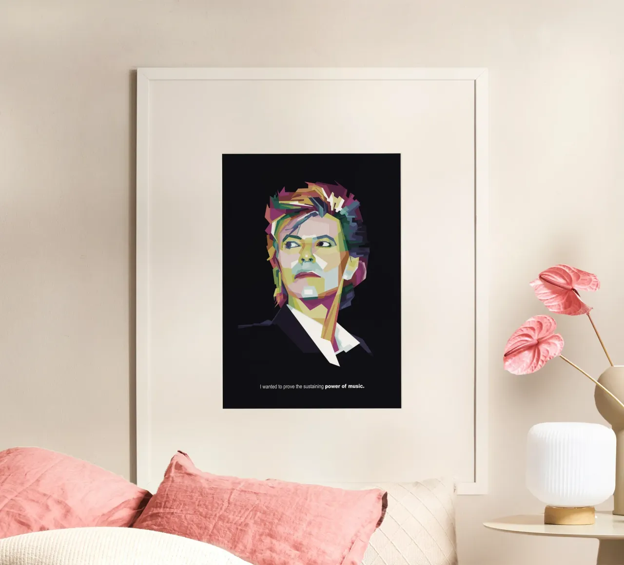 Volevo dimostrare il potere di sostentamento della musica poster da Alkahfsmart