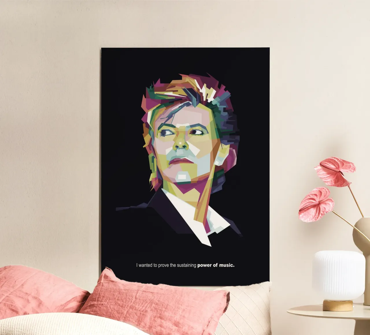 Volevo dimostrare il potere di sostentamento della musica poster da Alkahfsmart