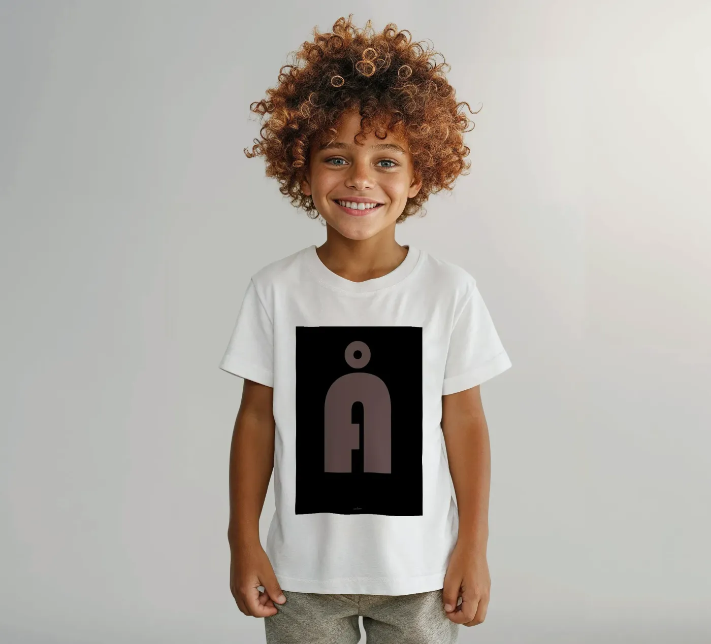 Å kinder t-shirt van Nordic Creators