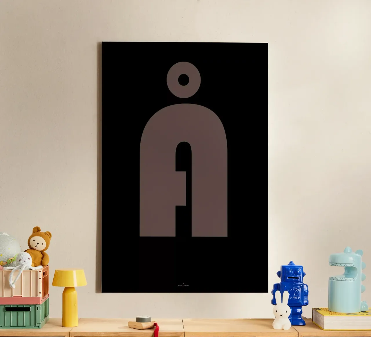 Å tela con Cornice a cassetta da Nordic Creators