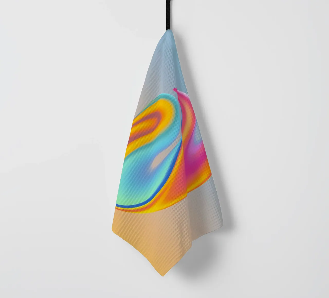 Logo abstrait coloré en forme de tourbillon torchon de DesignDoodle