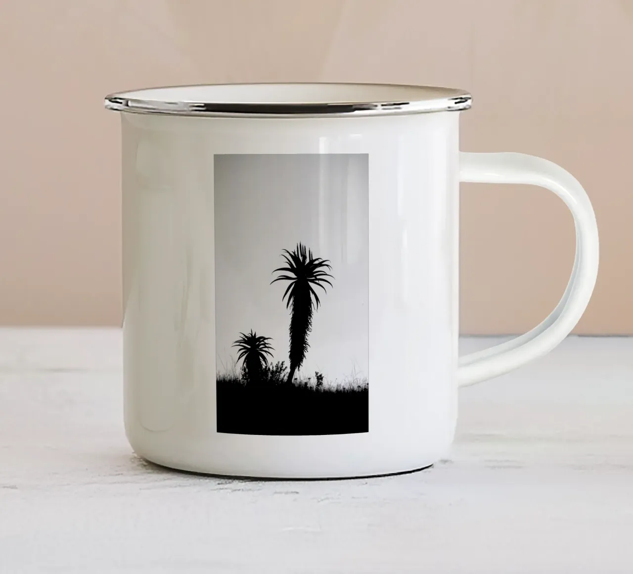 Aloe Soldier tazza in smalto da Shot By Clint