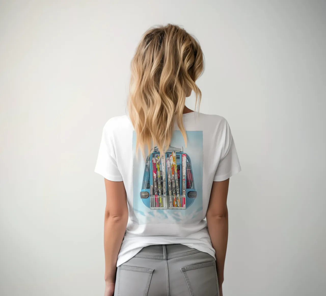 Ascensore colorato t-shirt da Dagmar Pels
