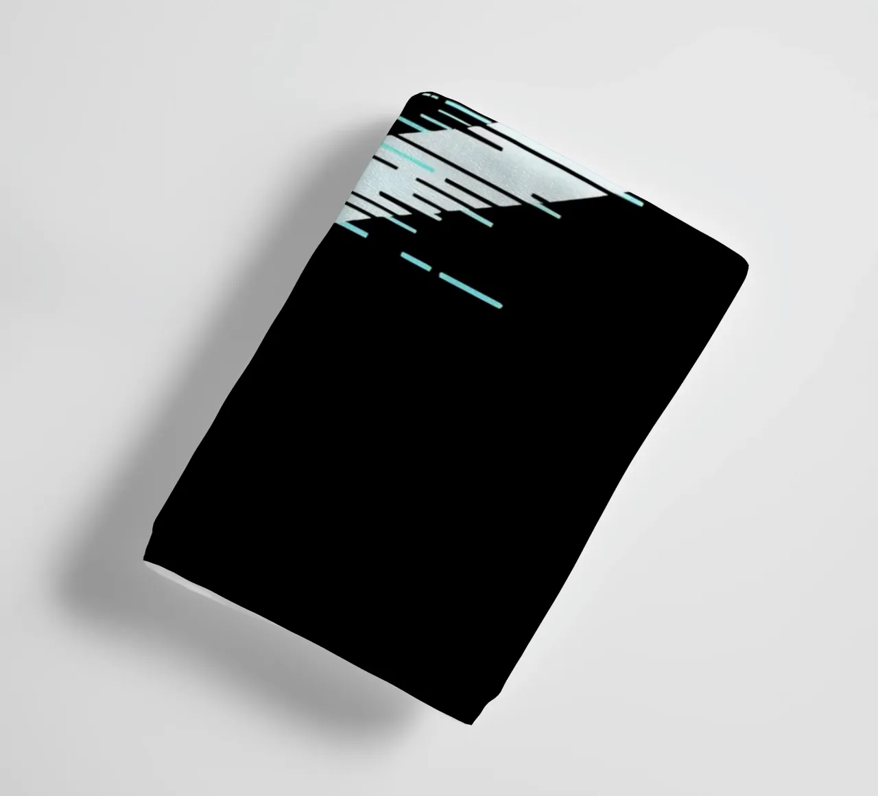 Abstract digital art displaying a glitched diamond shape towel by DesignDoodle