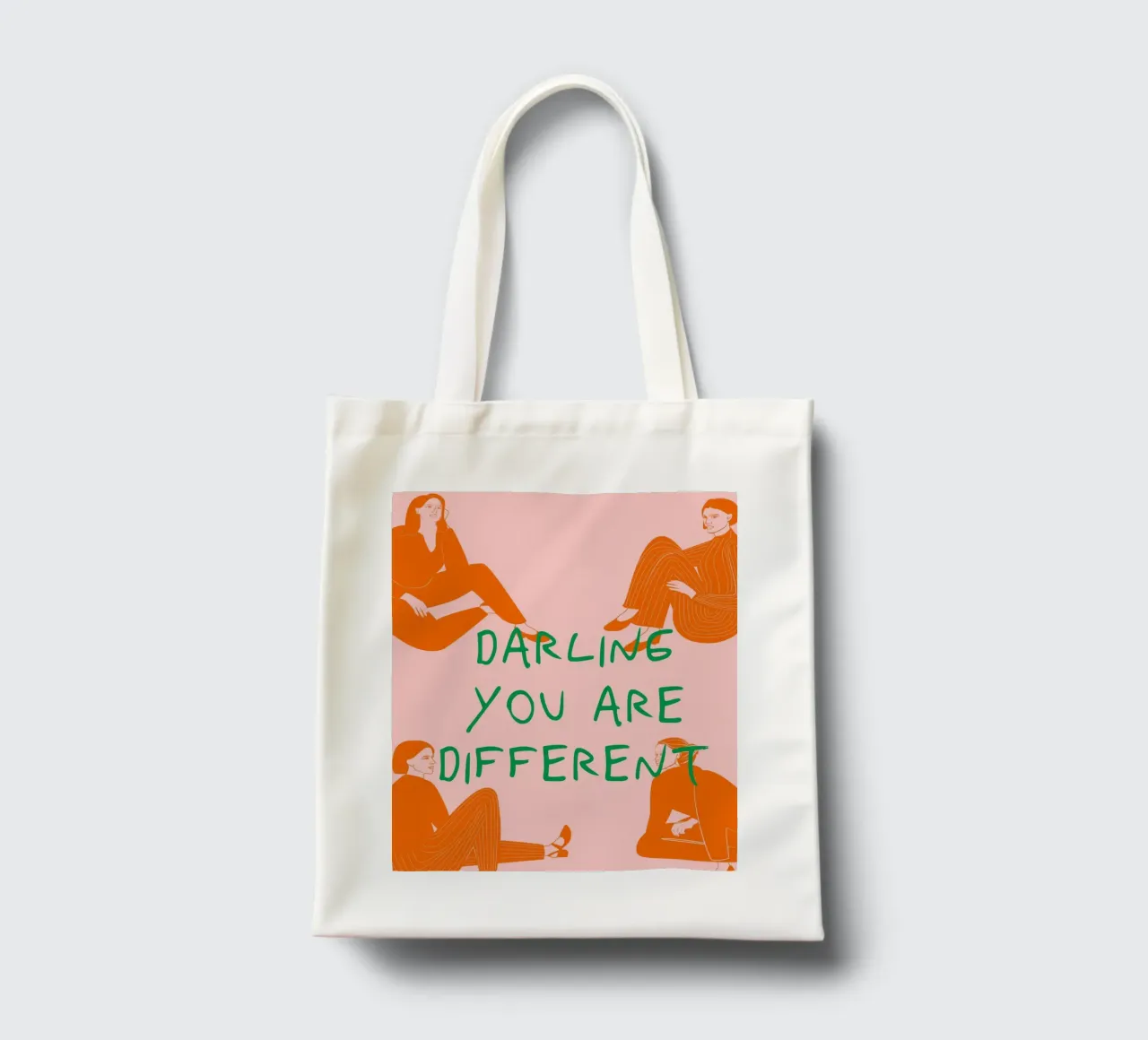 Darling You Are Different borsa in juta da treechild