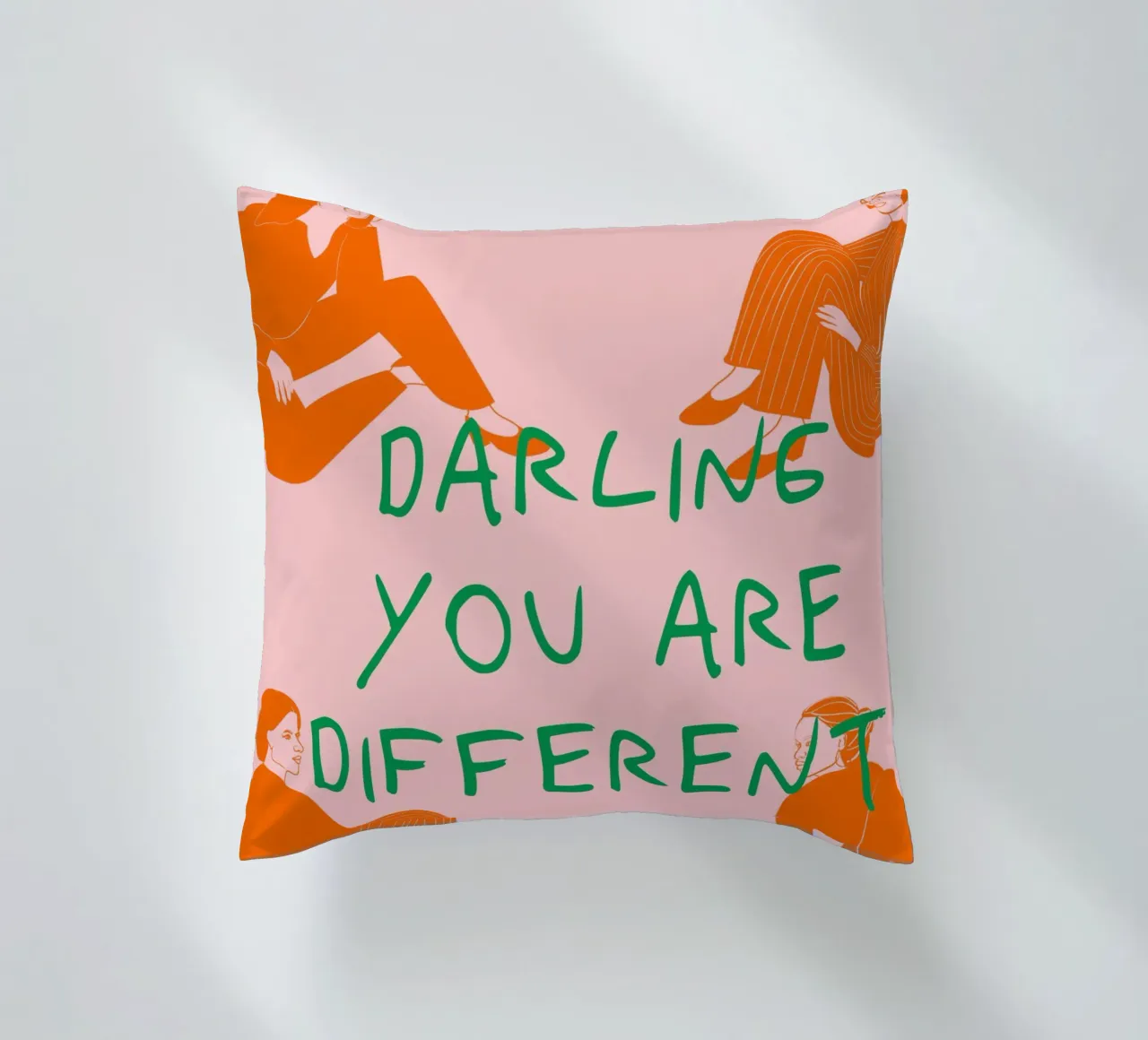 Darling You Are Different cuscino da treechild