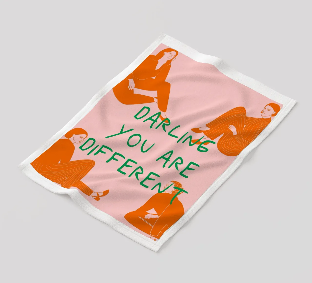 Darling You Are Different coperta in pile da treechild