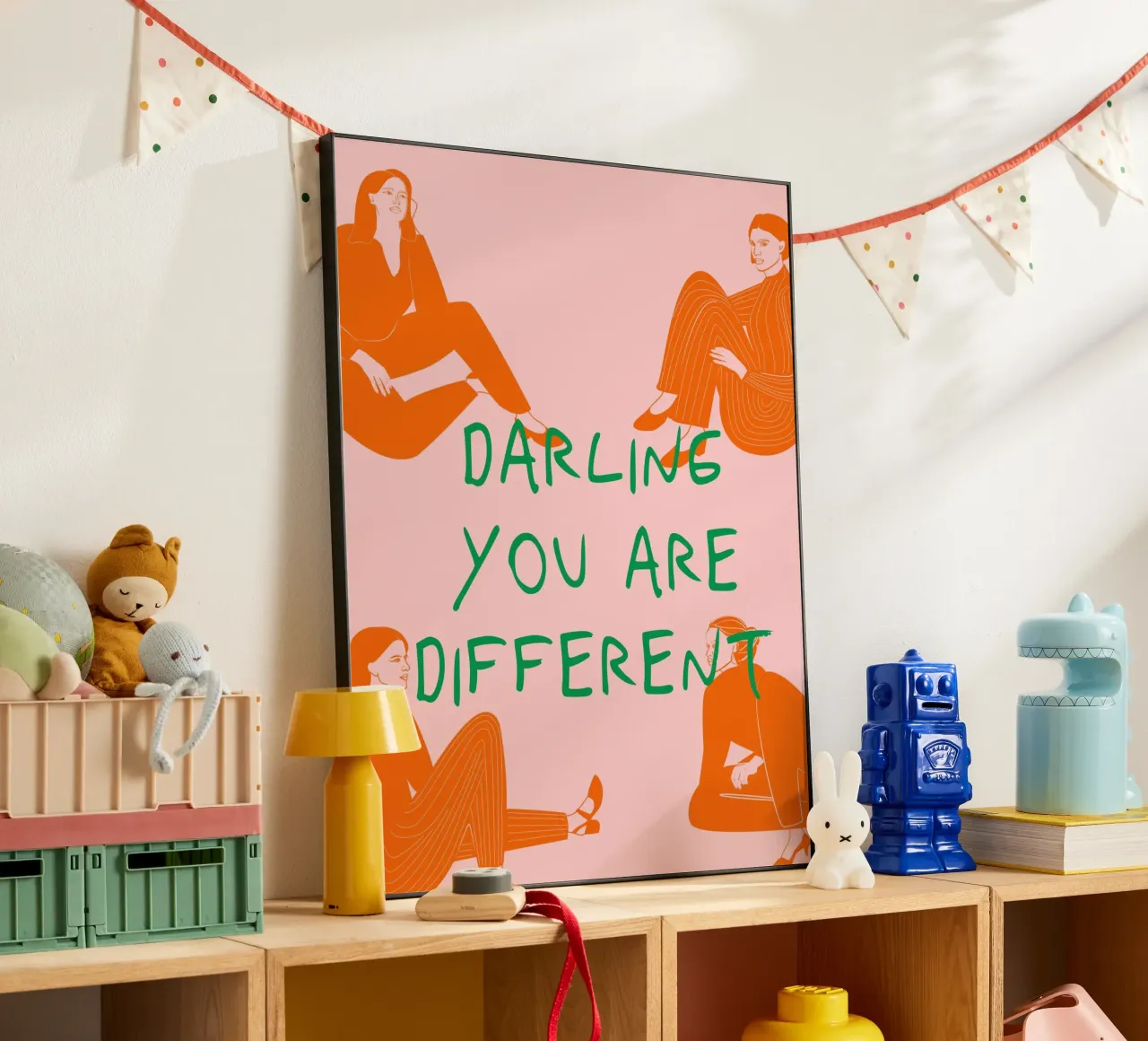 Darling You Are Different alluminio dibond da treechild