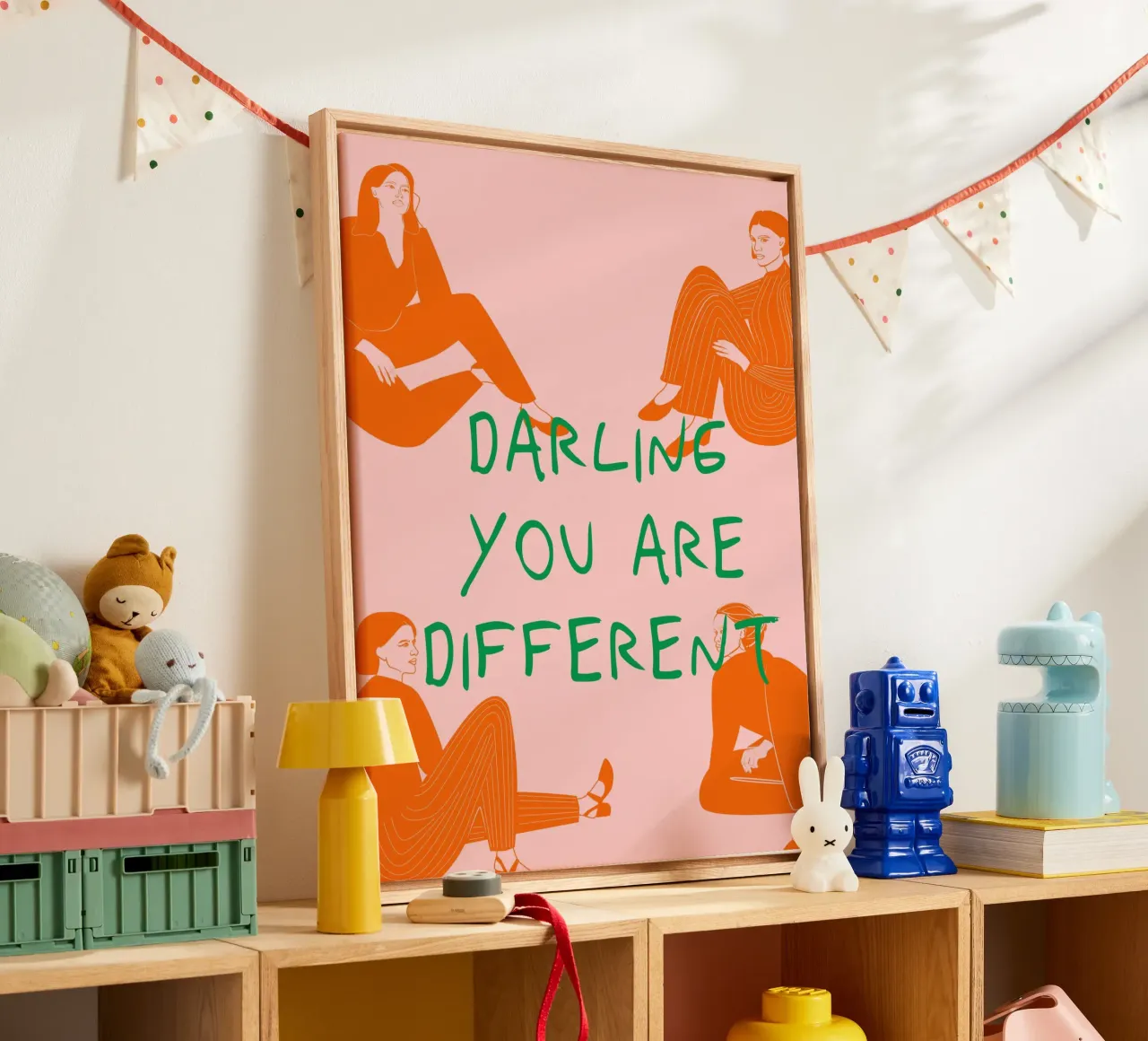 Darling You Are Different tela da treechild