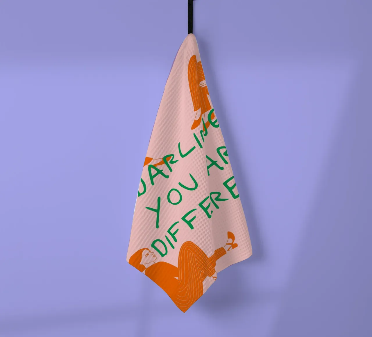 Darling You Are Different canovaccio da cucina da treechild