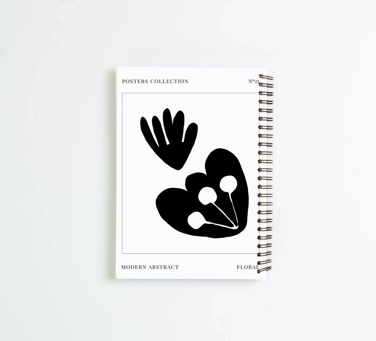 Delicate Line No 1 spiral notebook by treechild