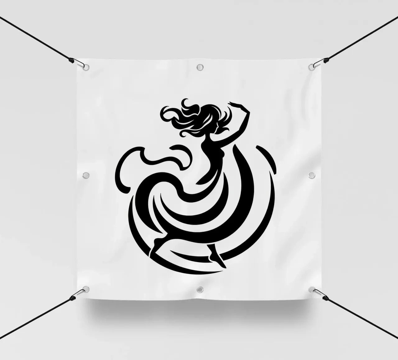 A graceful dancer in motion with flowing lines pvc cover by DesignDoodle