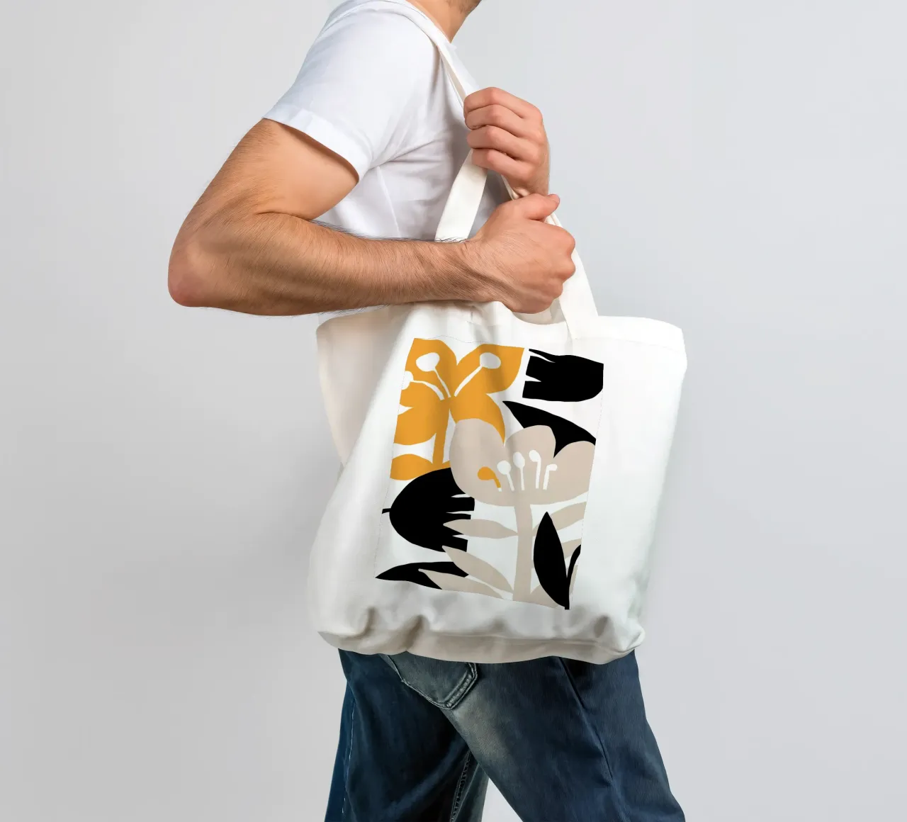 Delicate Line No 3 borsa in juta da treechild