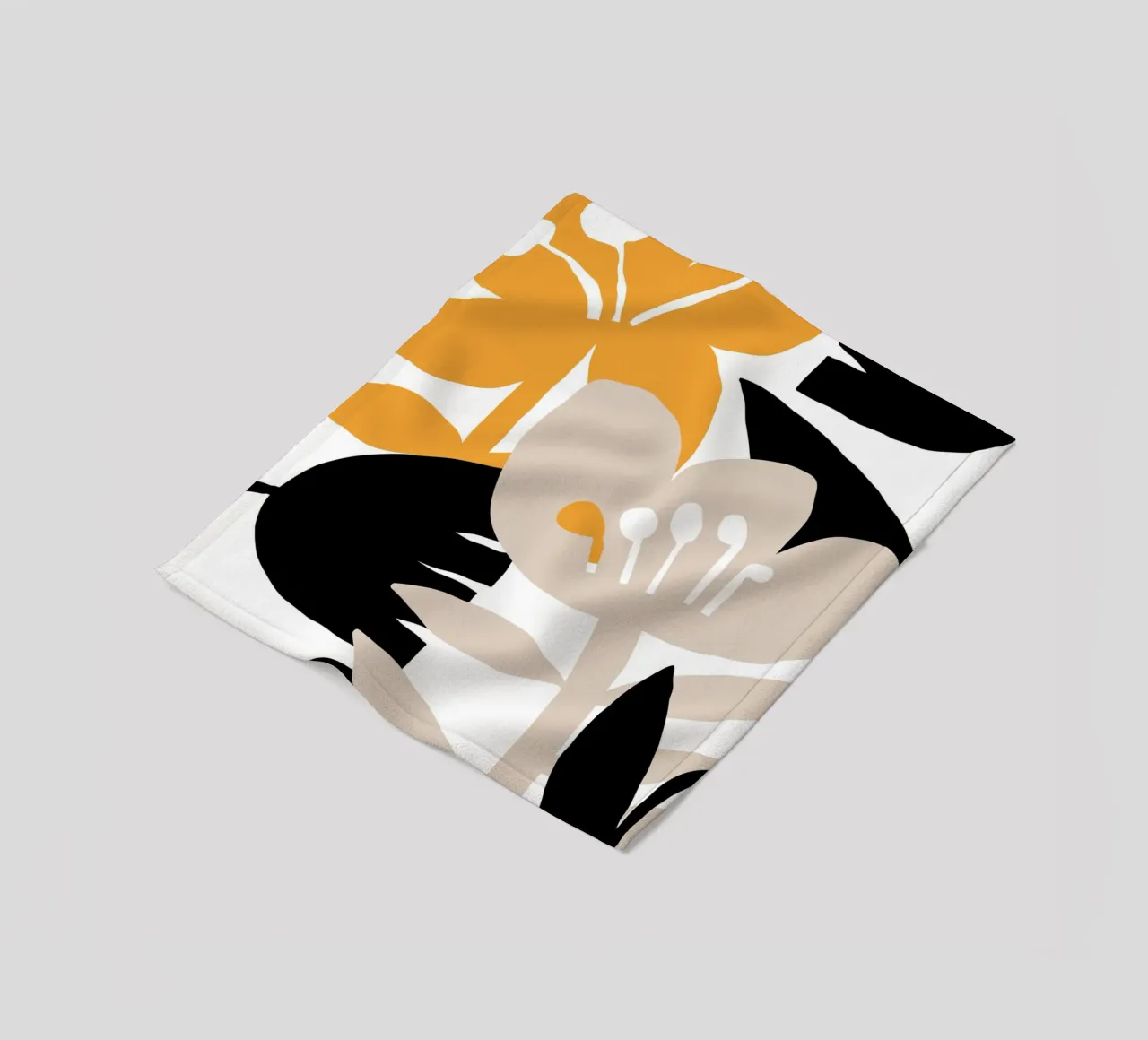 Delicate Line No 3 coperta in pile da treechild