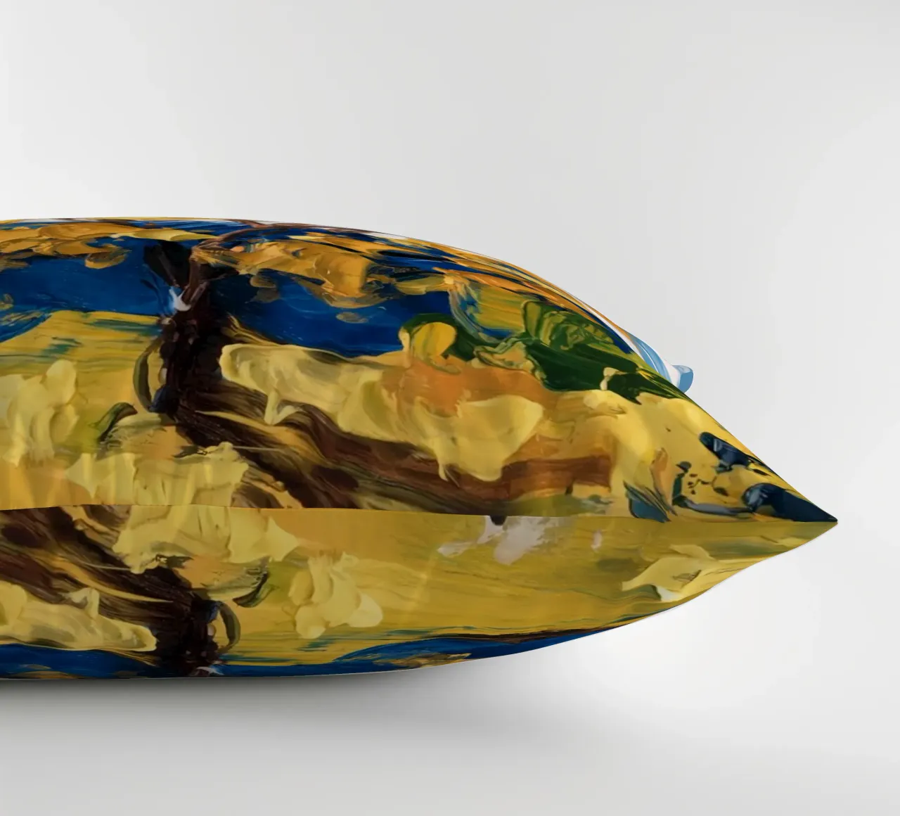 Albero giallo cuscino da logic