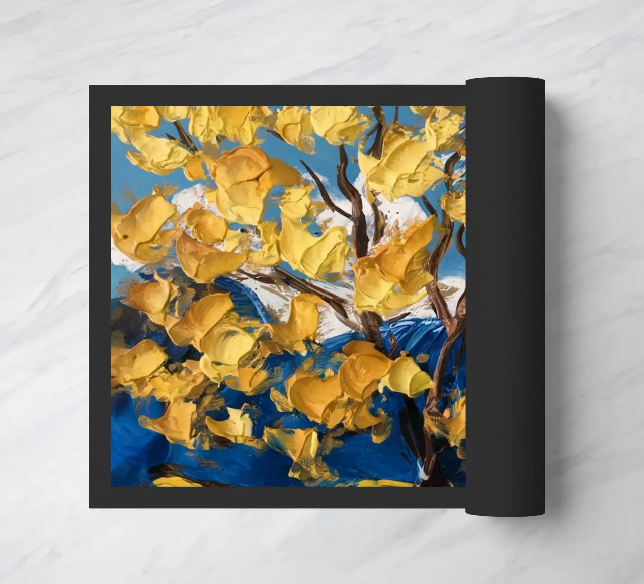 Albero giallo zerbino da logic