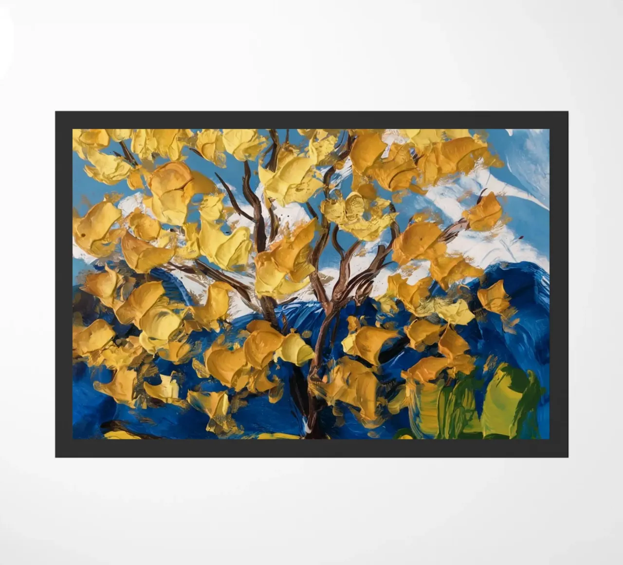 Albero giallo zerbino da logic