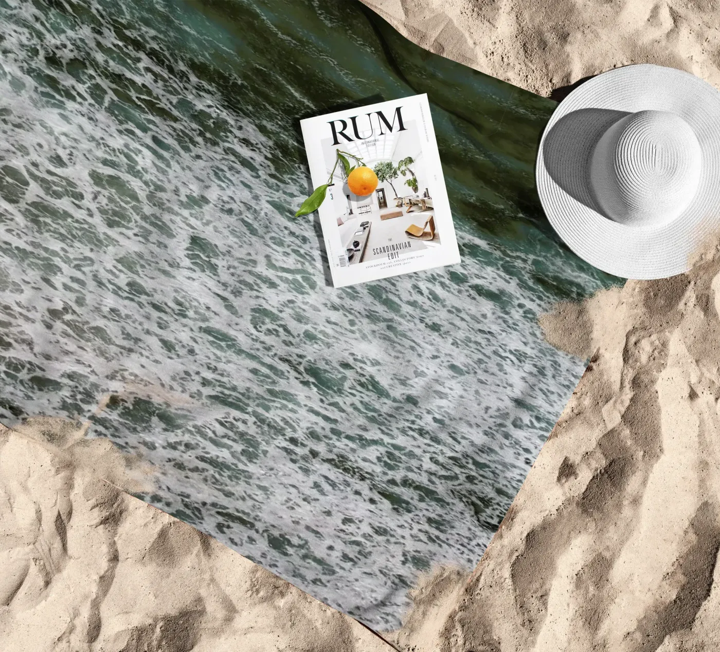 Oceanic 03 strandhanddoek van Shot By Clint