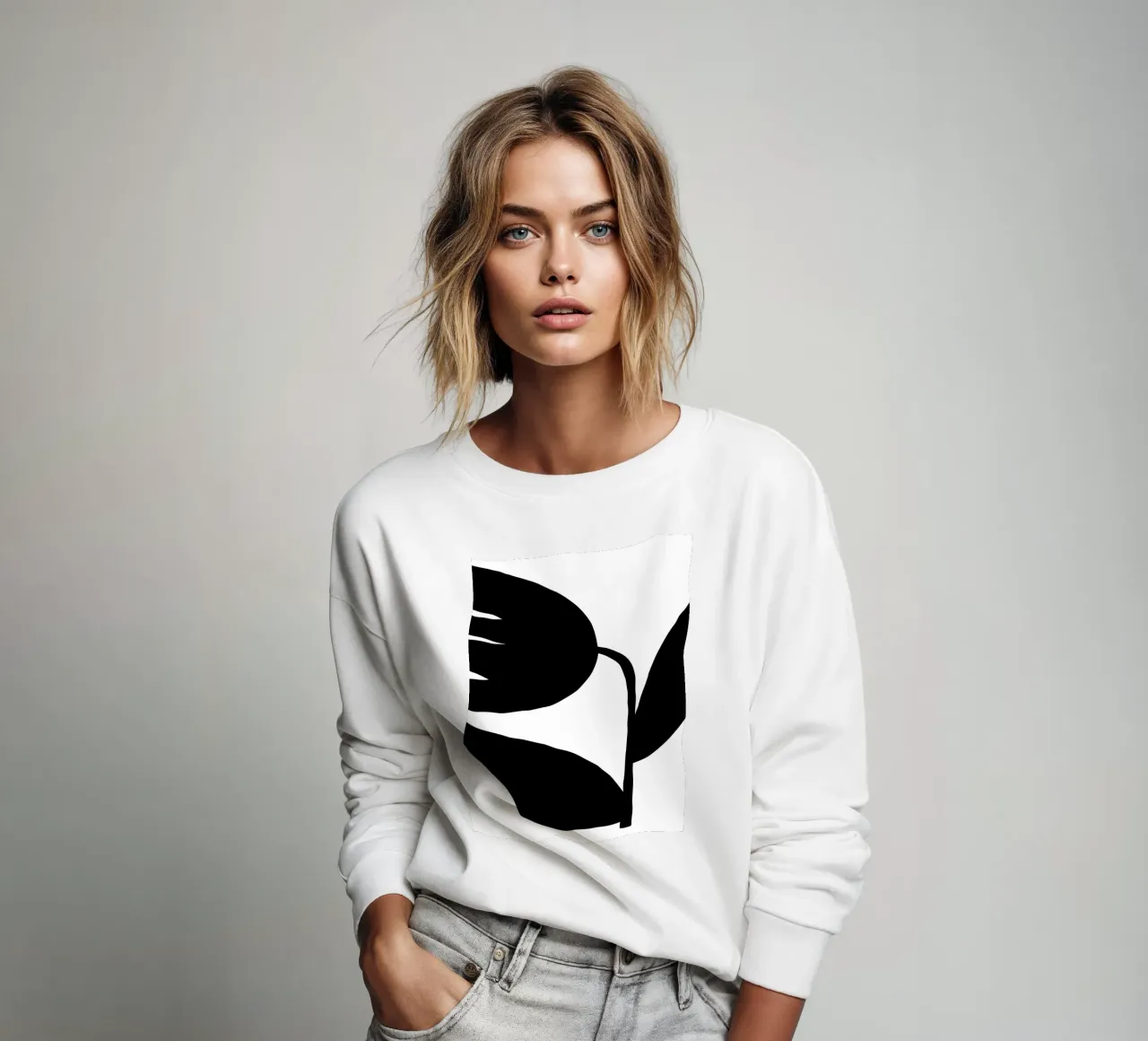 Delicate Line No 5 felpa da treechild